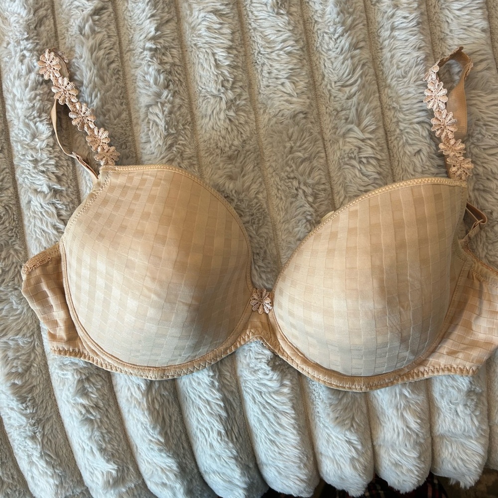 Marie Jo Avery Padded Plunge Bra in Cafe Latte